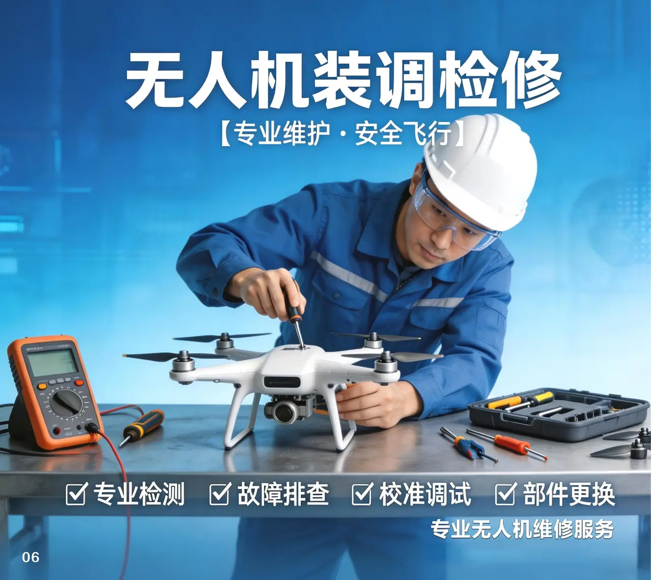 无人机装调检修工培训